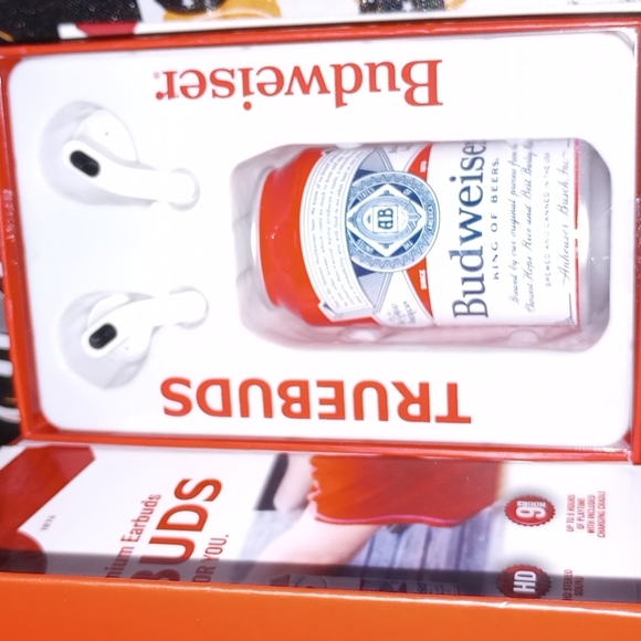 Budweiser Other - Beer lovers Budweiser earbuds earphones headphones NWB Christmas gift ideal